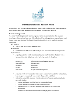 Learn more about the International Business Research Award