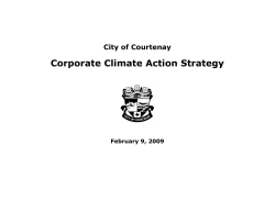 City of Courtenay Corporate Climate Action Strategy