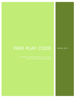 Fair play code