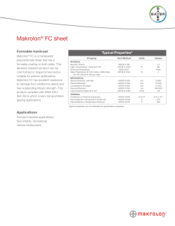 Makrolon&reg; FC sheet