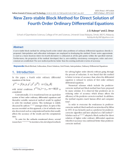 New Zero-stable Block Method for Direct Solution of Fourth Order