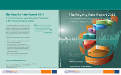 The Royalty Rate Report 2012