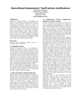 Game-Based Assessment