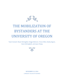 Final Proposal - UO Blogs