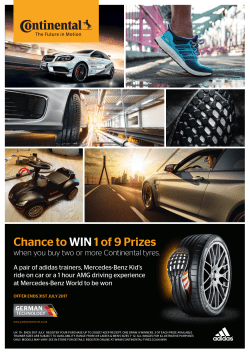 Chance to WIN 1 of 9 Prizes