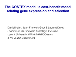 D. Kahn, COSTEX model