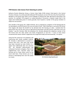 FVR Listener Club moves from listening to action