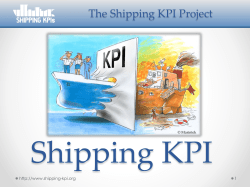 Shipping KPI - InterManager