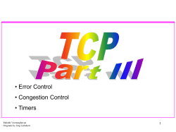 Persist Timer in TCP