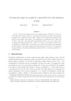 Covering the edges of a graph by a prescribed tree with minimum