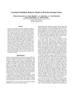 Learning Probabilistic Behavior Models in Real