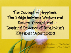 The Concept of Happiness