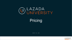 Pricing - Lazada