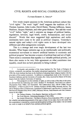 civil rights and social cooperation