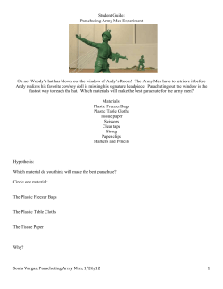 Parachuting Army Men Experiment