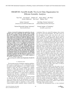 SMART-IO: SysteM-AwaRe Two-Level Data Organization for