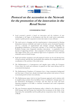 Protocolo de adhesi&oacute;n a la Red de Consejos Regionales de