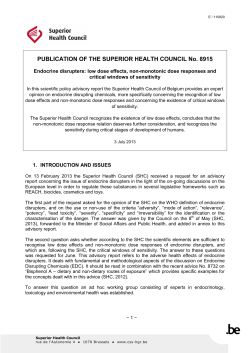 low dose effects, non-monotonic dose