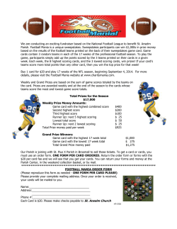 Mass Intentions - St. Anselm Parish