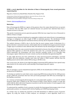 H3M2: a novel algorithm for the detection of Runs of Homozygosity