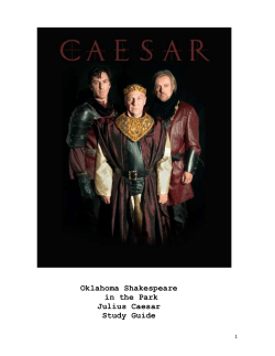 Julius Caesar - Oklahoma Shakespeare in the Park