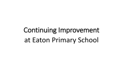 Learning Champions - Eaton Primary School