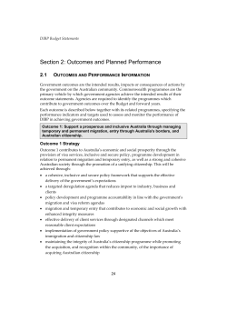 DIBP PBS 2014-15 - Department of Immigration and Border Protection