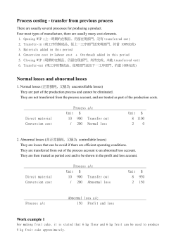 Cost-volume-profit analysis (本量利的分析, 簡稱為 CVP)