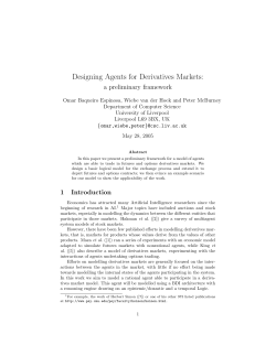 Designing Agents for Derivatives Markets