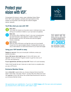 #1 CHOICE - VSP Individual Broker Vision
