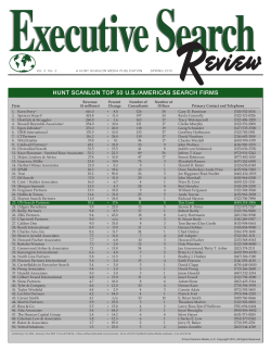 hunt scanlon top 50 us/americas search firms