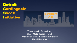 Detroit Cardiogenic Shock Initiative Theodore L