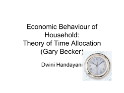 Allocation of Time
