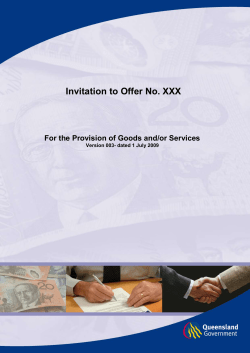 Invitation to offer template - version 003