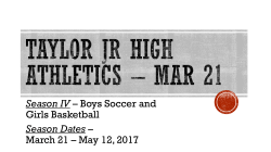 Taylor Jr High Athletics