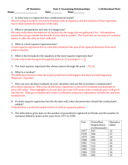 Let y = Blood Alcohol Content (BAC) and x - JuabMath