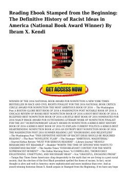 The Definitive History of Racist Ideas in America