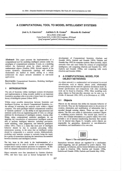 A COMPUTATIONAL TOOL TO MODEL INTELLlGENT SYSTEMS