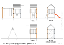 Dare 2 Play Free Play Tower / Play Fort Plans