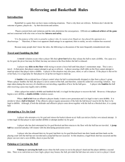 Refereeing and Basketball Rules Introduction