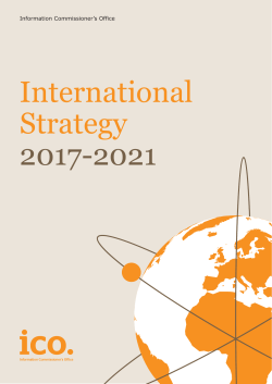 International Strategy 2017-2021