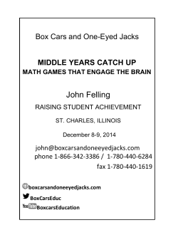 John Felling - Box Cars and One