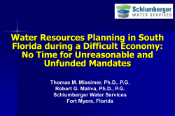 SFWMD 2006 &ndash; 2007 Drought - Southwest Florida Water Resources