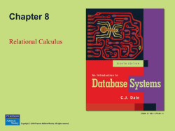 Date`s An Introduction to Database Systems, 8th ed