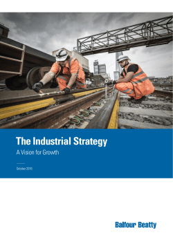 The Industrial Strategy