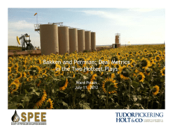Bakken and Permian: Deal Metrics in the Two Hottest Plays