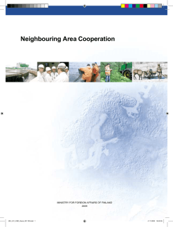 Neighbouring Area Cooperation