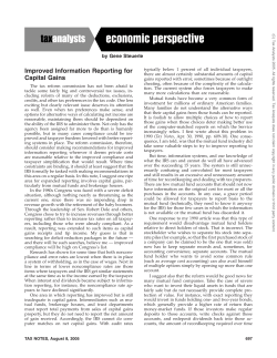 Improved Information Reporting for Capital Gains