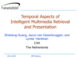 26 Oct 2005 I2RP Meeting