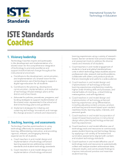 ISTE Standards Coaches